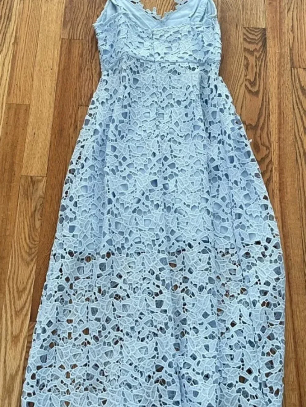 Lace A  Line Midi Dress